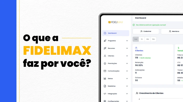 O que a Fidelimax faz pelo seu negócio
